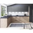 Felső szekrény, artisan tölgy/szürke matt, univerzális, LANGEN G60G