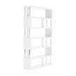 Könyvespolc, fehér, ALIS