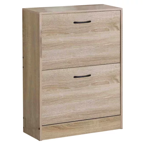 Cipőtároló, 2 soros, tölgy, BOTNIX