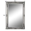 Tükör, ezüst keret, MALKIA TYP 7