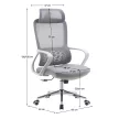 Irodai szék, szürke, FOSTER TYP 1