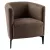 Design fotel, barna/fekete, KAPY