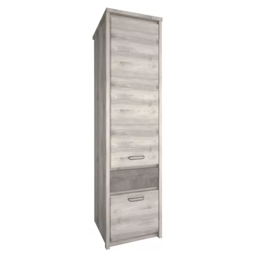 Polcállvány 2D1S, nairobi gesztenye/onix, JESI NEW