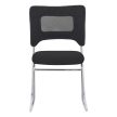 Rakásolható szék, fekete/króm, DELOS