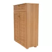 cipősszekrény, laminált MDF, natural, FP 03