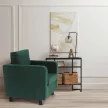 Fotel smaragd szövet, LUANA