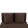 Összecsukható matrac/fotel, 2v1, barna Taupe, PELOS