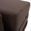 Összecsukható matrac/fotel, 2v1, barna Taupe, PELOS