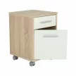 Irodai konténer, sonoma tölgy/fehér, JOHAN 2 NEW 07