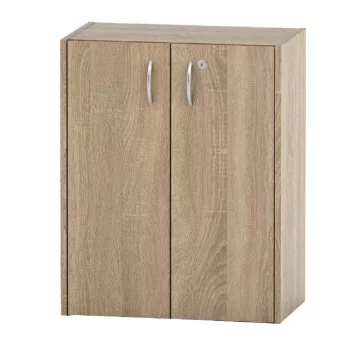   Alacsony szekrény lakattal, tölgy sonoma, TEMPO ASISTENT NEW 011