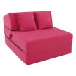 Összecsukható matrac/fotel, 2v1, rózsaszín magenta, PELOS