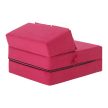 Összecsukható matrac/fotel, 2v1, rózsaszín magenta, PELOS