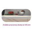 Alsószekrény egy ajtóval, tölgy sonoma, jobbos, LINE
