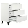 Komód, fehér, BOGAN 3S70
