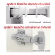 Felsőszekrény, fehér magas fényű HG, jobbos, LINE