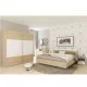 Hálószoba garnitúra (ágy 180x200 cm), tölgy sonoma/fehér, GABRIELA NEW