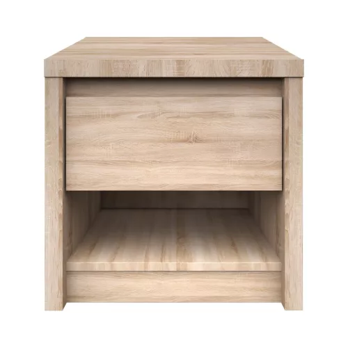 Éjjeliszekrény, DTD laminált, tölgy sonoma, NORTY