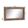 Tükör ,tölgyfa lefkas, TEDY Typ T17