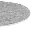 Kihúzható étkezőasztal, beton/fekete, 100x100-140x75 cm, ABERO TYP 1