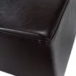 Puff, sötétbarna textilbőr, NIKI NEW