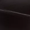 Puff, sötétbarna textilbőr, NIKI NEW