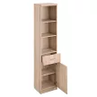 Nyitott polcos szekrény 1D1S, sonoma tölgy, TOPTY TYP 33