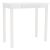 Konzolasztal, fehér, AMYNTAS