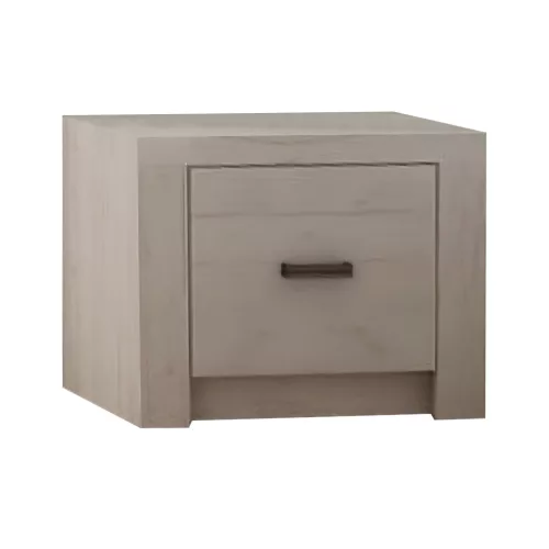 Éjjeliszekrény, kőris fehér, INFINITY I-24