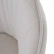Design fotel, bézses szürke Velvet szövet, AURIL