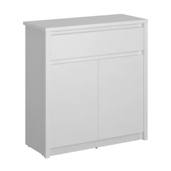 Komód 2D1S, fehér, ERODIN