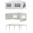 Kerti partisátor, fehér, 3x6 m, TEKNO TYP 2