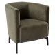Design fotel, zöld/fekete, KAPY