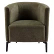 Design fotel, zöld/fekete, KAPY
