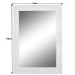 Tükör, fehér keret, MALKIA TYP 9