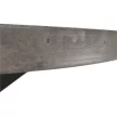 Étkezőasztal, beton/fekete, átmérő 120 cm, MEDOR