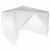 Kerti partisátor, fehér, 3x3 m, TEKNO TYP 1