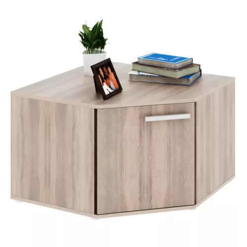 Szekrény, DTD laminált, tölgy sonoma, DUNAJ TYP14