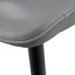 Étkezőszék, világosszürke/sötétszürke/fekete, TABITA