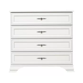 Komód, alpesi fehér, KENTAK KOM4S