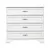Komód, alpesi fehér, KENTAK KOM4S