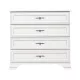 Komód, alpesi fehér, KENTAK KOM4S