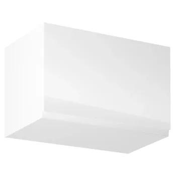   Felsőszekrény, fehér/fehér extra magasfényű, AURORA G60KN