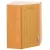 Sarok konyhaszekrény, felső, éger, balos, LORA MDF NEW KLASIK W60/60