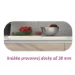 Kétajtós alsó mosogatószekrény, tölgy sonoma, LINE