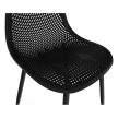 Étkező szék, fekete, TEGRA TYP 2