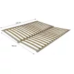 Ágyrács FLEX 3-zónás, 180x200 cm