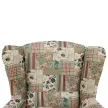 Füles fotel, szövet patchwork viorica 1, CHARLOT