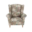 Füles fotel, szövet patchwork viorica 1, CHARLOT