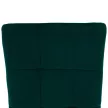 Szék, smaragd Velvet szövet/fém, ADORA NEW