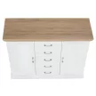 komód, 2-ajtós 5 fiókkal, északi sosna/vadtölgy, ROYAL K2D